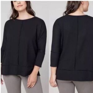 Spanx black dolman sleeve sweatshirt Medium